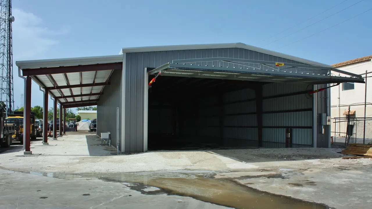 Buck Steel steel airplane hangars